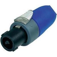 Audio jack Plug, straight Number of pins: 2 Black, Blue Neutrik NL2FX 1 pc(s)