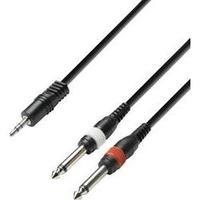 AUDIOKABEL 3, 5 MM KLINKE/2 X 6, 3 KLINKE