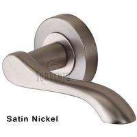 Aurora Round Rose Satin Nickel