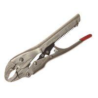 automatic locking curved jaw pliers soft grip handle 250mm 10in