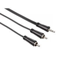 Audio Cable 3.5mm jack plug - 2 RCA Plugs Stereo 1.5 m