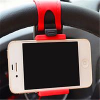 Automobile Steering Wheel Mobile Phone Support Mobile Phone Steering Wheel Bracket Telescopic