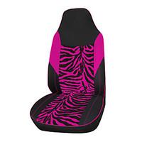 AUTOYOUTH Velour Fabric Pink Zebra Car Seat Cover Fit Most Vehicles Seat Covers Accessories Car Seat Covers 1PCS
