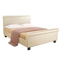 aurora leather bed frame