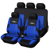 AUTOYOUTH Brand Embroidery Car Seat Cover Set Universal Fit Most Cars Covers with Tire Track Detail Styling Car Seat
