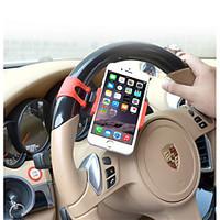 Automobile Steering Wheel Holder / Mobile Phone Support / Adjustable Width / Portable Clip / Vehicle Interior