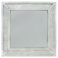 Austin Floating Crystal Square Wall Mirror