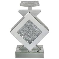 Austin Diamond White Candle Holder