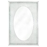 Austin Floating Crystal Oval Wall Mirror