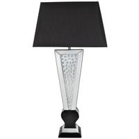 Austin Mirrored Black Table Lamp