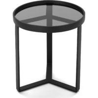 aula side table black and grey