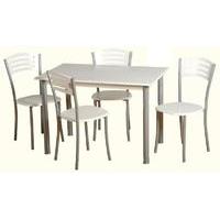 Aura Rectangular Dining Set And 4 Chairs