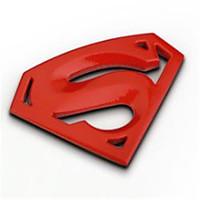 Automobile Personality Decorative Plaster Superman Stickers 3D Metal Auto Logos