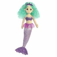 Aurora World Sea Shimmers Alexa The Mermaid Plush Toy (Large, Aqua/Pink/Purple/Peach)