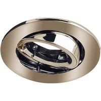 Aurora Adjustable Universal Aluminium Downlight Bezel Accessory - Satin Nickel