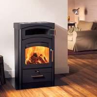 Austroflamm Pallas Back Stove with Ceramic Side Panels