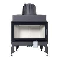 austroflamm 75k insert stove with straight hinged door w 750mm x h 570 ...