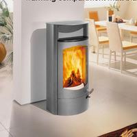 austroflamm koko stove with cast iron grey steel side panels