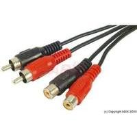 audio cord 2 x rca malefemale 10 m