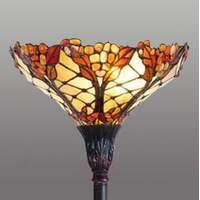 Autumn-looking floor lamp Hermine