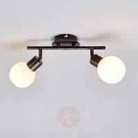 Auburn ceiling light Elaina, E14 LED light bulbs