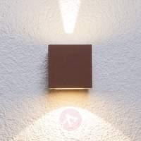 auburn led outdoor wall light jarno cube form