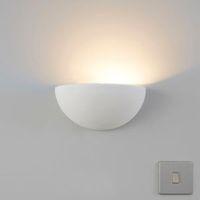 Aura Cream Wall Uplighter