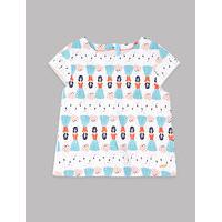 Autograph Cotton Printed Top with Stretch (3-14 Years)