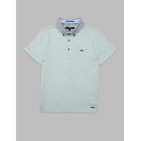 autograph pure cotton short sleeve polo shirt 3 14 years