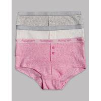 Autograph 3 Pack Pure Cotton Assorted Shorts (6-16 Years)