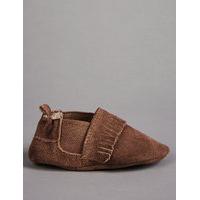 autograph kids leather fringed pram shoes