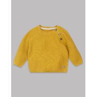 Autograph Pure Cotton Knitted Jumper