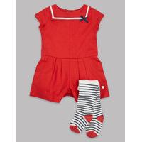 Autograph 2 Piece Romper with Tights Outfit