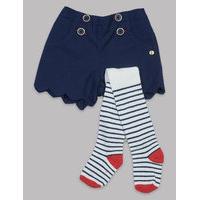 Autograph 2 Piece Shorts with Tights Outfit