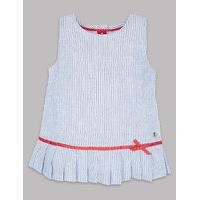 Autograph Pure Cotton Ticking Stripe Top