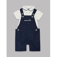 autograph 2 piece dungarees bodysuit outfit