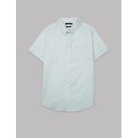 Autograph Pure Cotton Short Sleeve Shirt (3-14 Years)