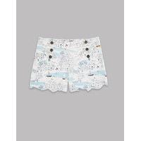 Autograph Cotton Printed Shorts with Stretch (3-14 Years)