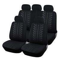 AUTOYOUTH New Looped Fabric Full Car Seat Cover Universal Fit Most Brand Vehicles Seat Covers Black Car Seat Protector