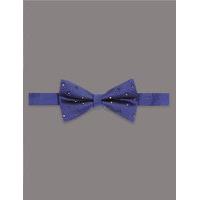 autograph pure silk bow tie made with swarovski elements