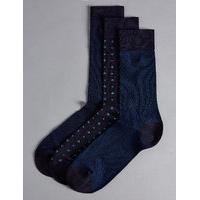 Autograph 3 Pairs of Modal Blend Socks