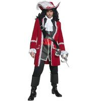 Authentic Pirate Captain Costume M