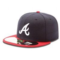 Authentic Atlanta Braves On Field Home Kids 59FIFTY