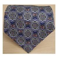 Austin Reed Green Patterned Silk Tie