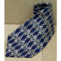 Austin Reed Navy Patterned Silk Tie