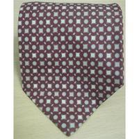 Austin Reed Burgundy Patterned Silk Tie