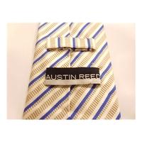 Austin Reed Champagne & Blue Stripes