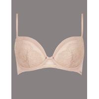 Autograph Dentelle Lace Padded Balcony Bra A-E