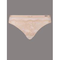 autograph dentelle lace low rise thong