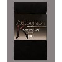 autograph 100 denier velvet touch opaque tights